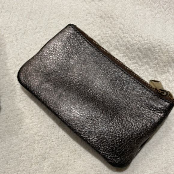 Fossil Metallic Bronze Crossbody Bag with Coordinating Wallet - Picture 10 of 15